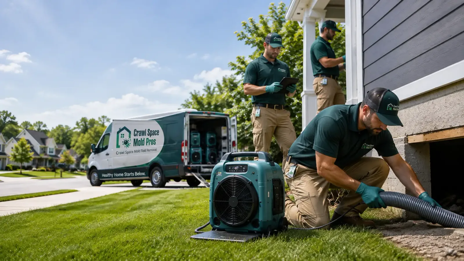 Crawl Space Mold Removal in Winger, MN